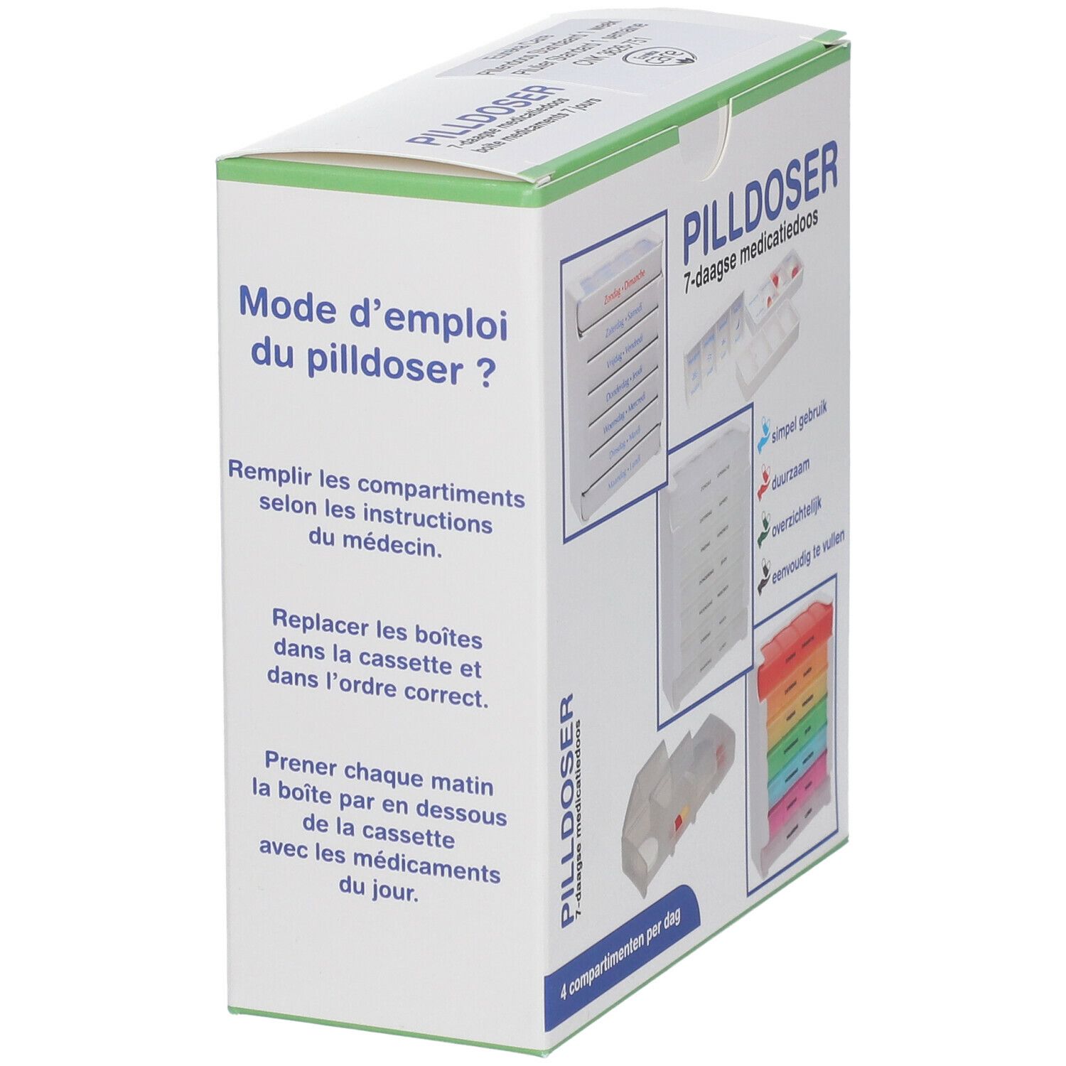 Eureka Care® Pillendoos Standaard 1 Week