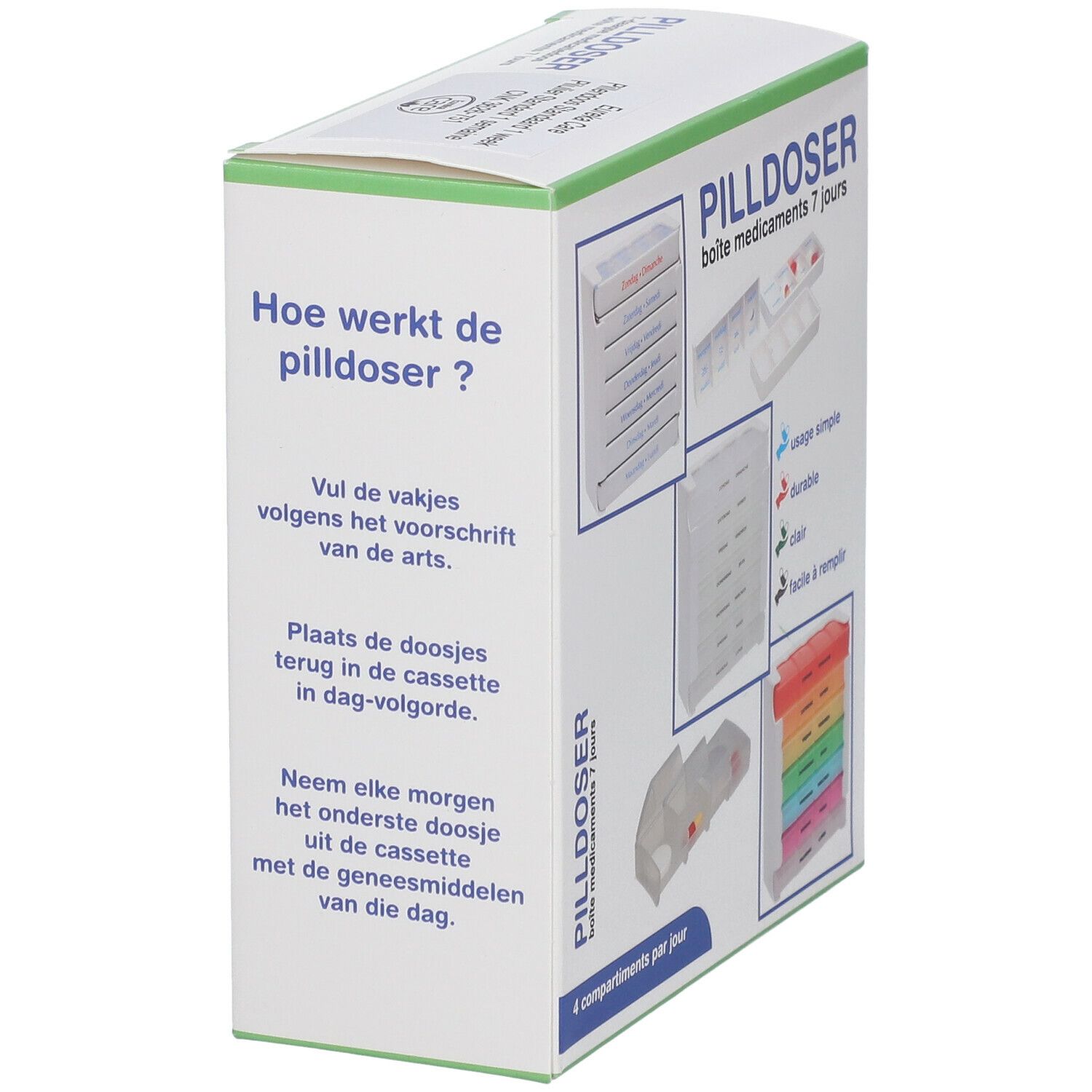 Eureka Care® Pillendoos Standaard 1 Week