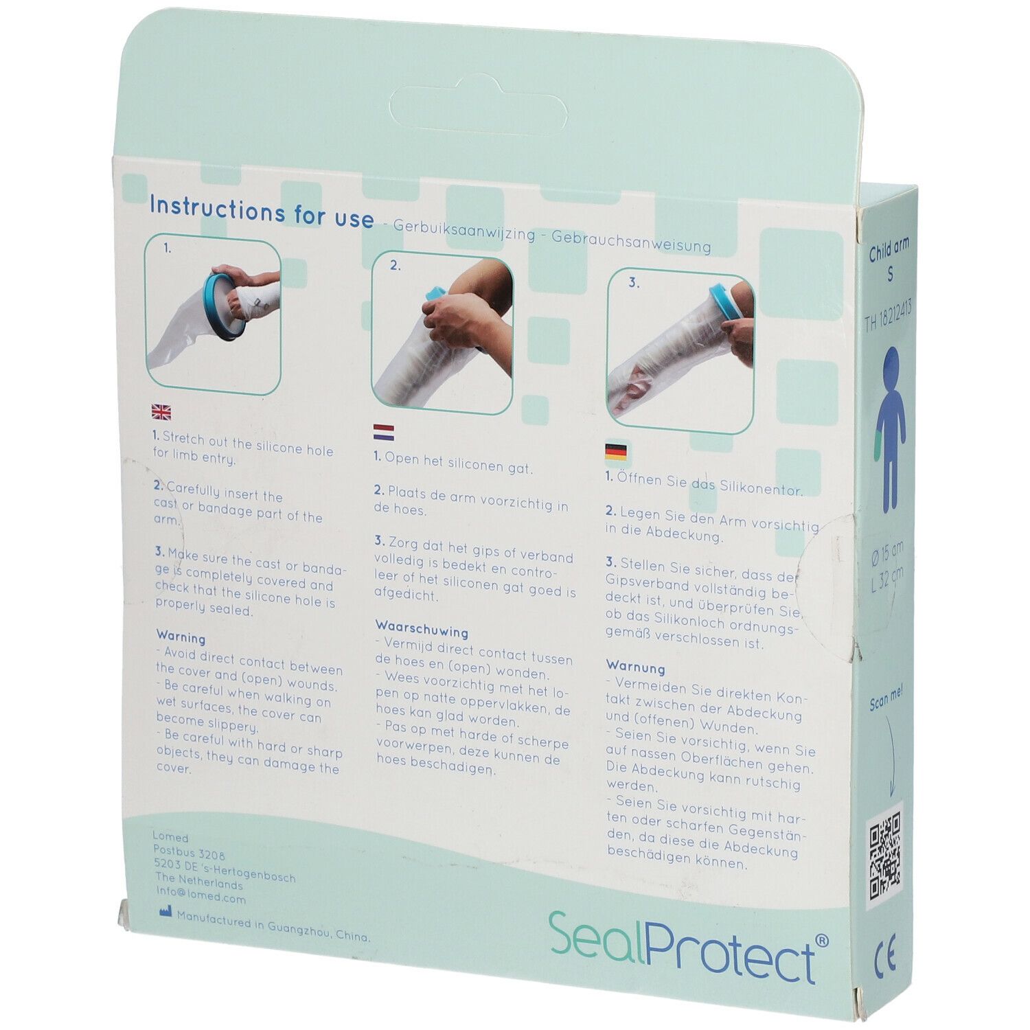 Sealprotect Beschermhoes Kind Arm Small 38 cm
