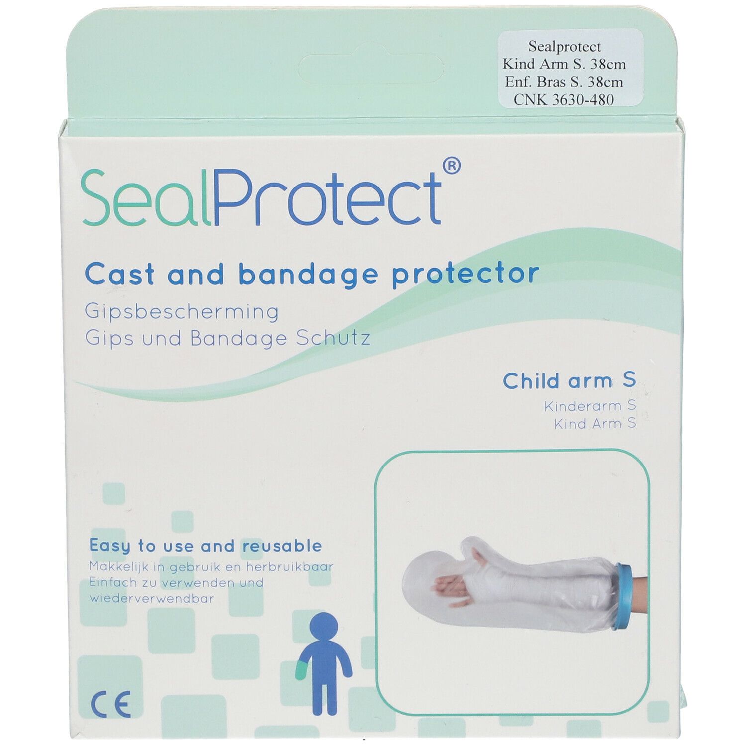 Sealprotect Beschermhoes Kind Arm Small 38 cm