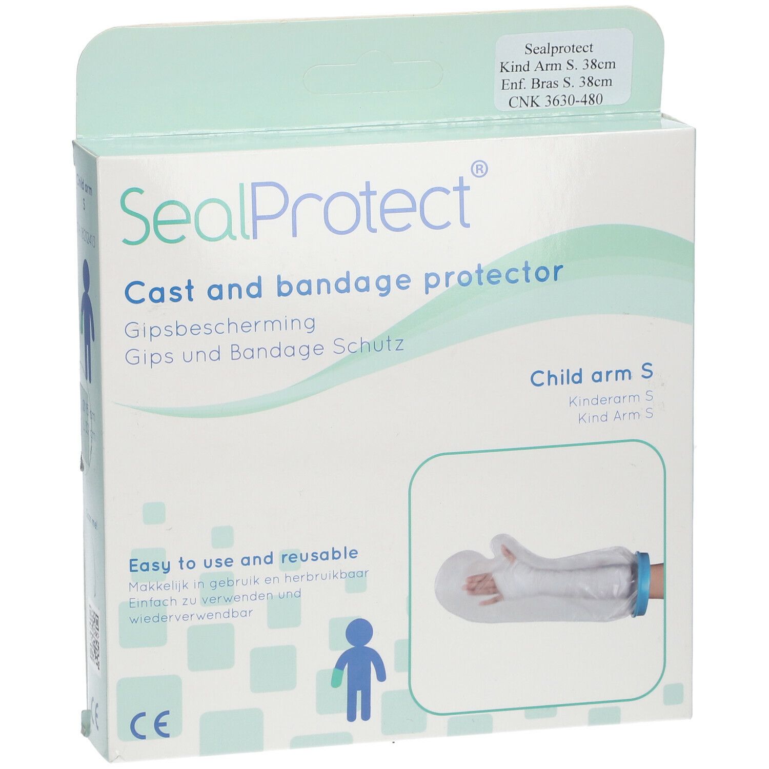 Sealprotect Beschermhoes Kind Arm Small 38 cm