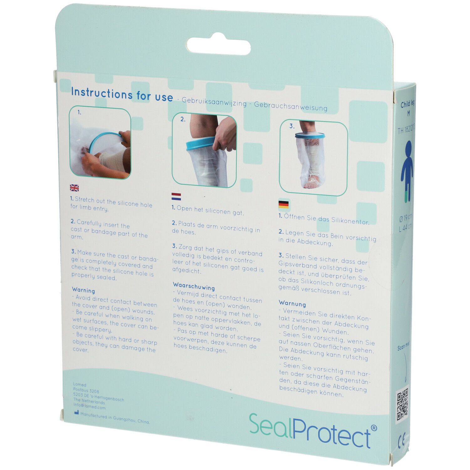 Sealprotect Couverture De Protection Enfant Jambe Medium 46 cm