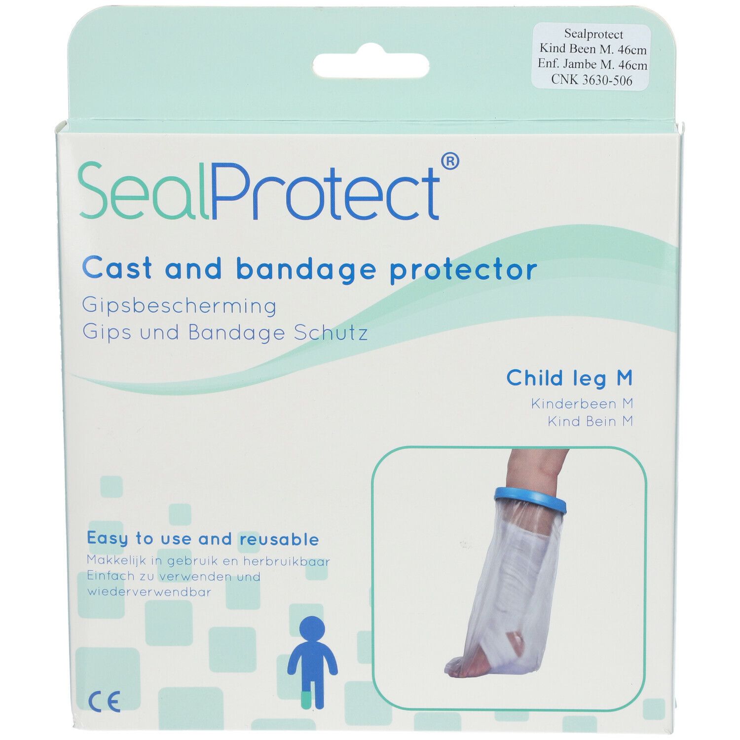 Sealprotect Couverture De Protection Enfant Jambe Medium 46 cm