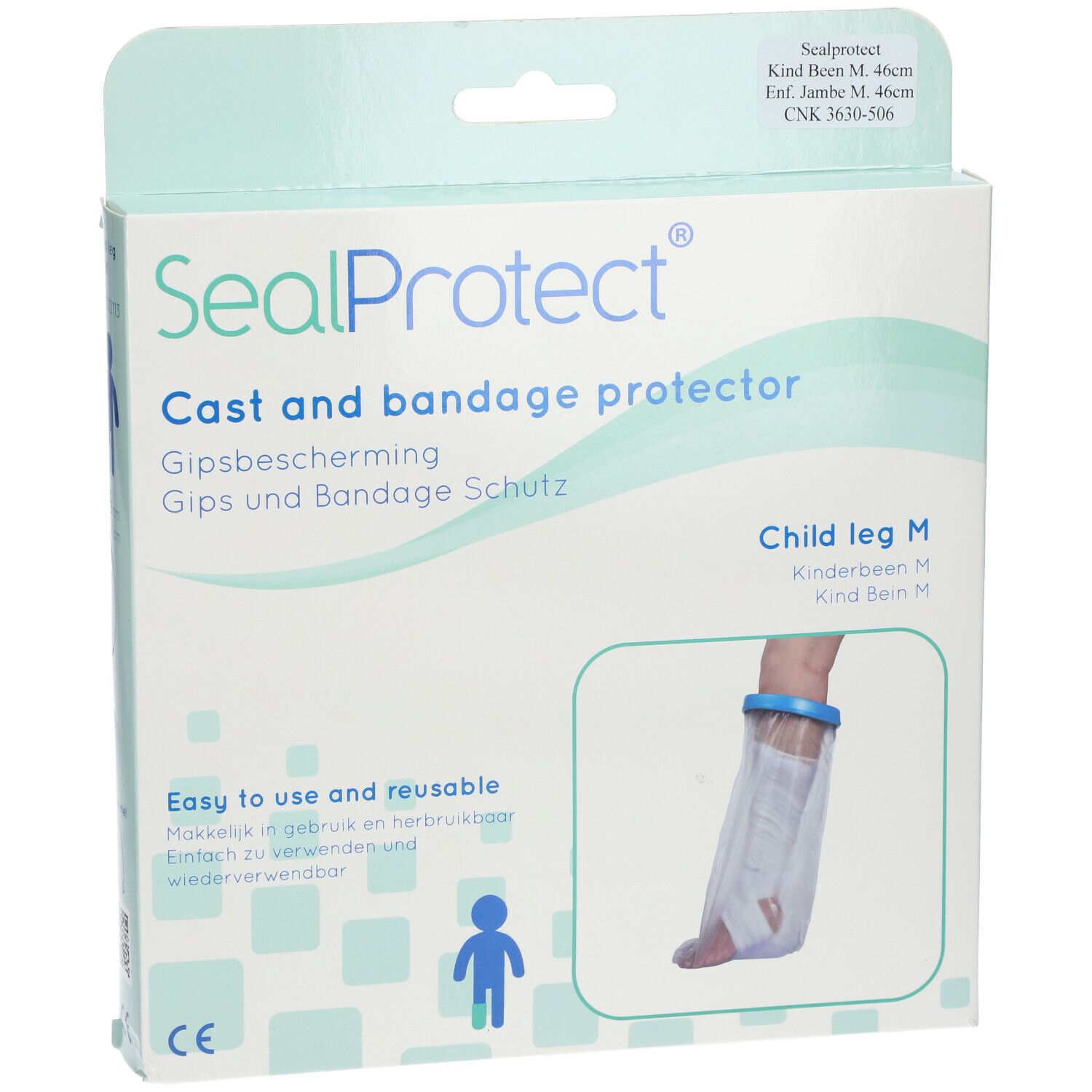 Sealprotect Couverture De Protection Enfant Jambe Medium 46 cm