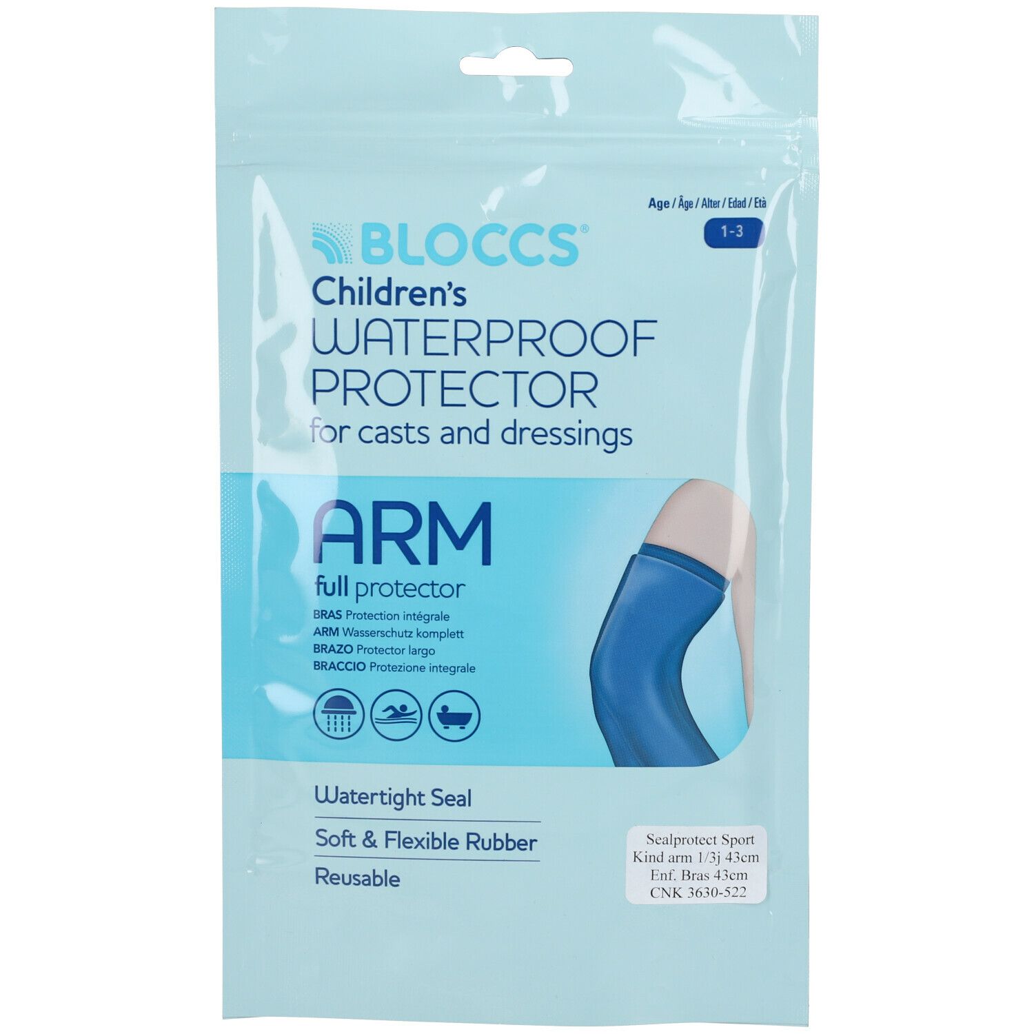Sealprotect Beschermhoes Sport Kind Arm 1-3Jaar 43 cm