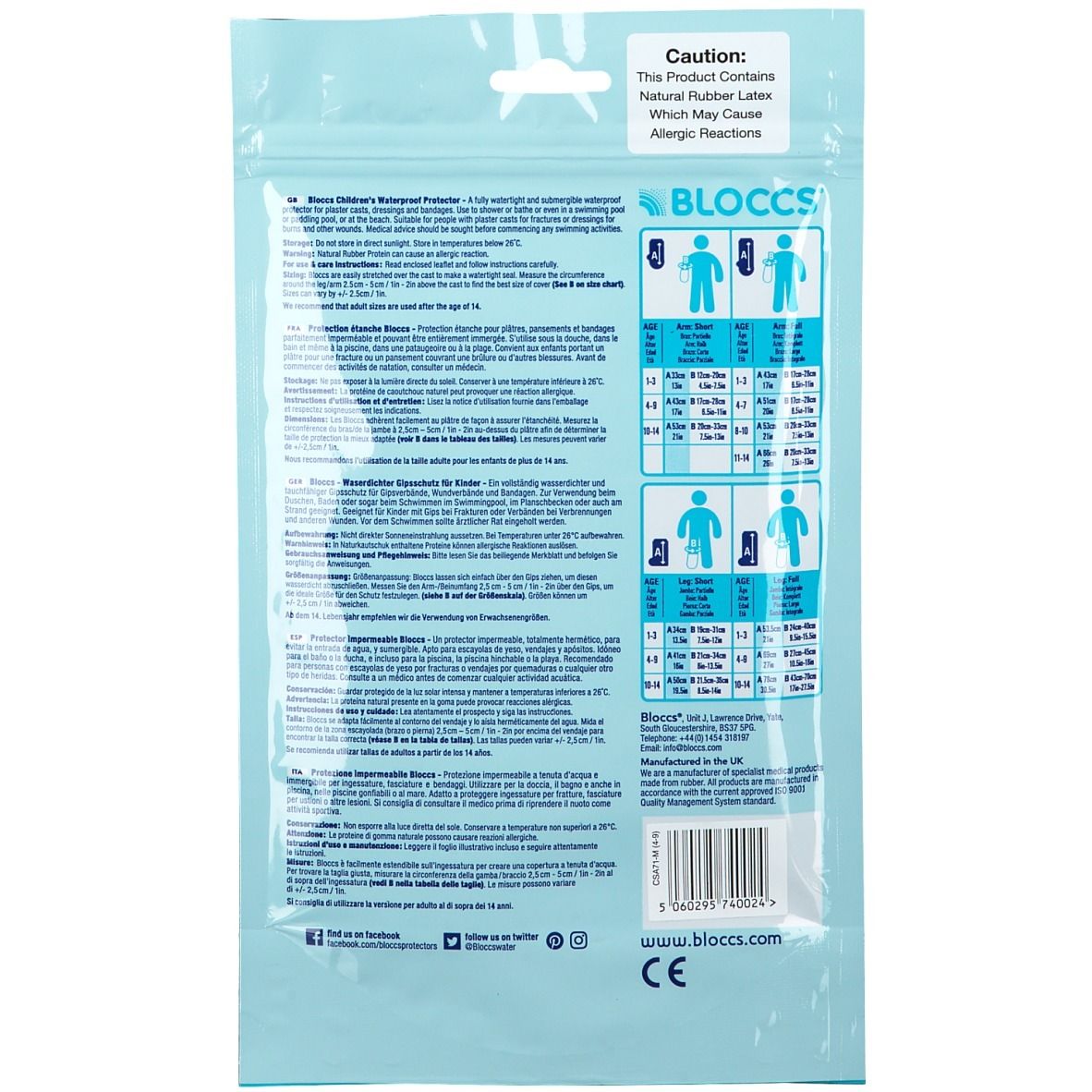 Sealprotect Beschermhoes Sport Kind Onderarm 4-9Jaar 43 cm
