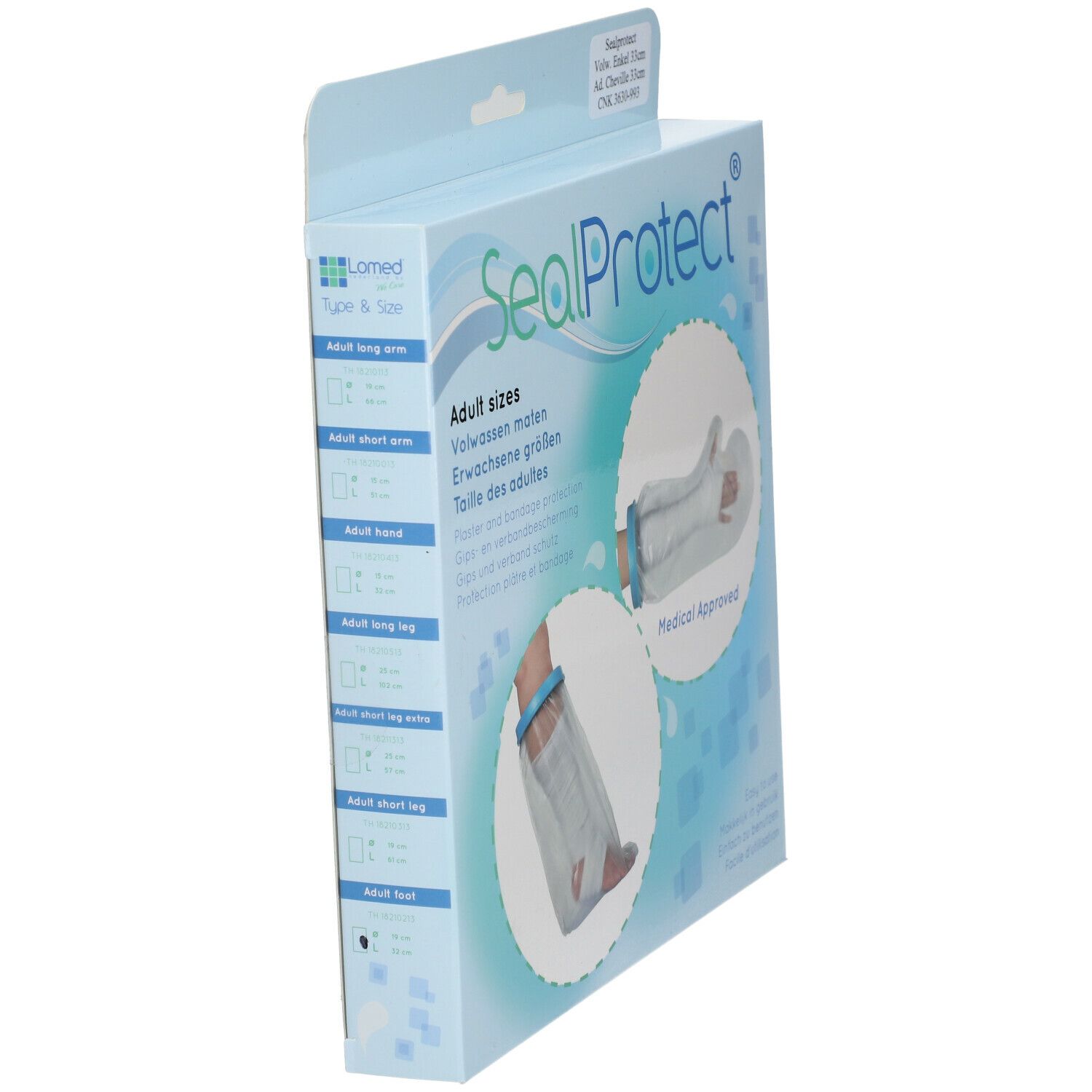 Sealprotect Beschermhoes Volwassene Enkel 33 cm