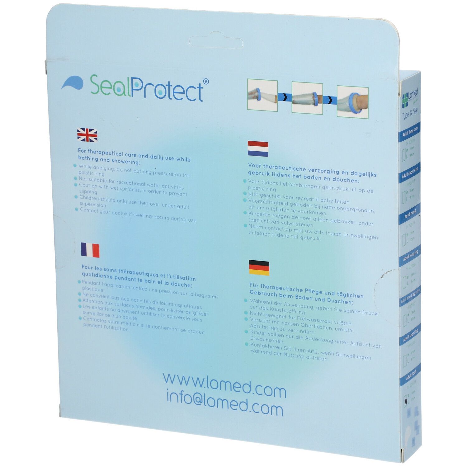 Sealprotect Beschermhoes Volwassene Enkel 33 cm