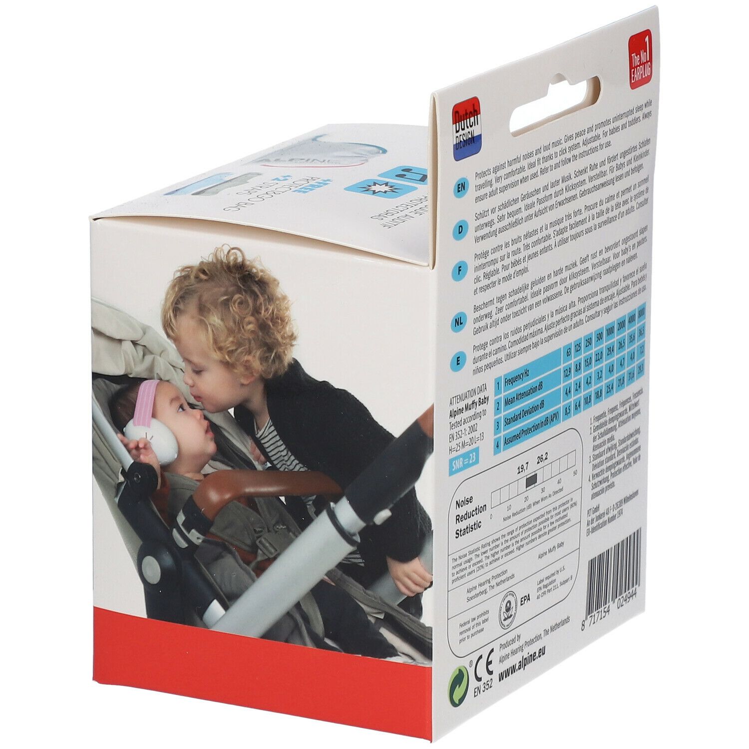 Alpine Muffy Koptelefoon Baby Blauw