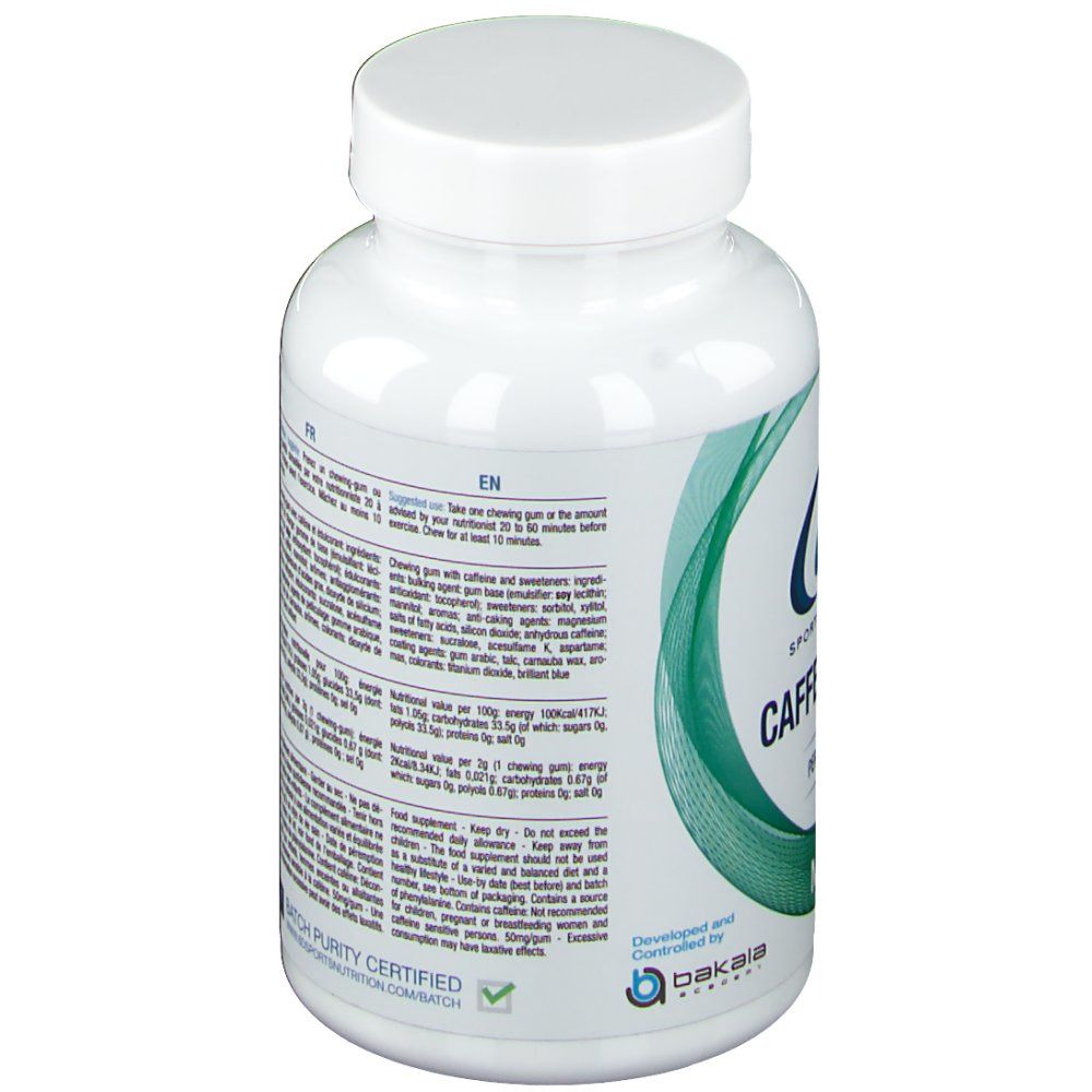 6D Sports Nutrition Caffeine Gum