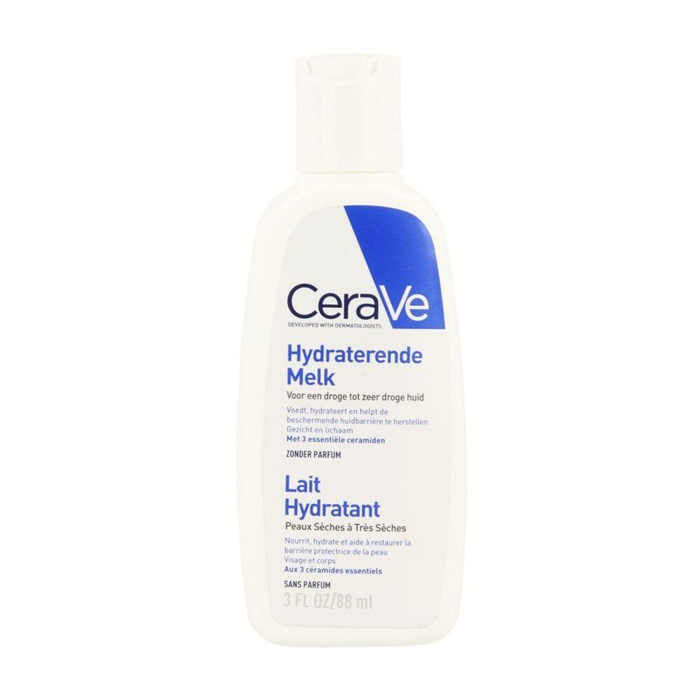 CeraVe hydraterende melk voor de droge tot zeer droge huid, 88 ml.