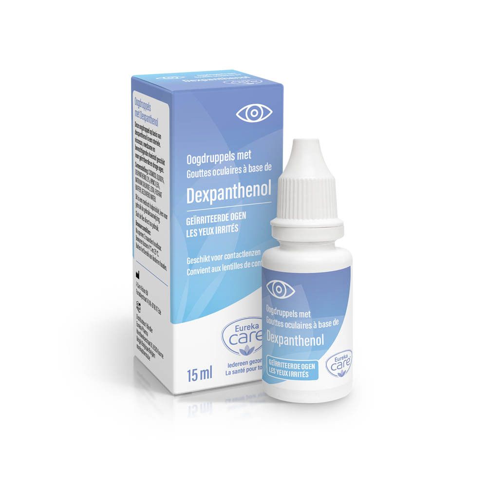 Eureka Care® Oogdruppels Geïrriteerde Ogen Dexpanthenol + Vitamine B5