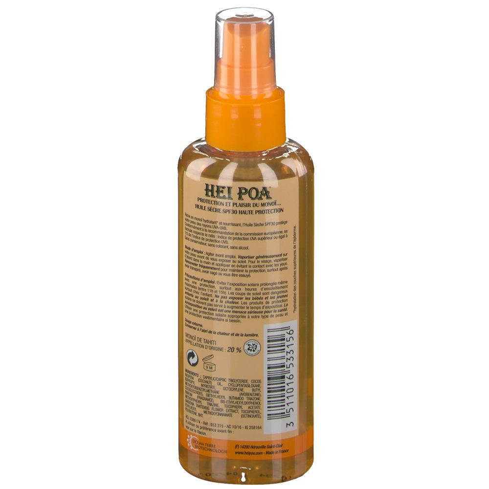 HEI POA Pure Monoï Droge Olie SPF30 - Tiare