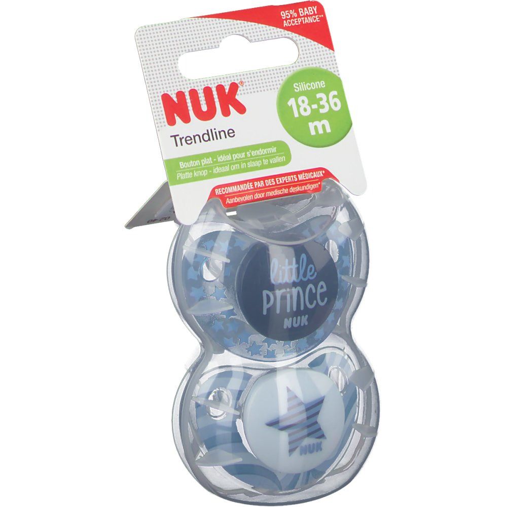 NUK Sucette Trendline Day Boy Size 3 18 Mois+