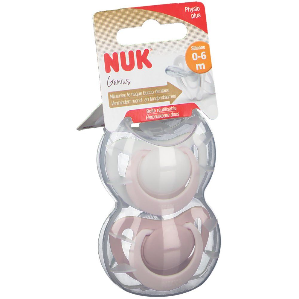 NUK Fopspeen Genius Girl Size 1 0-6Maanden