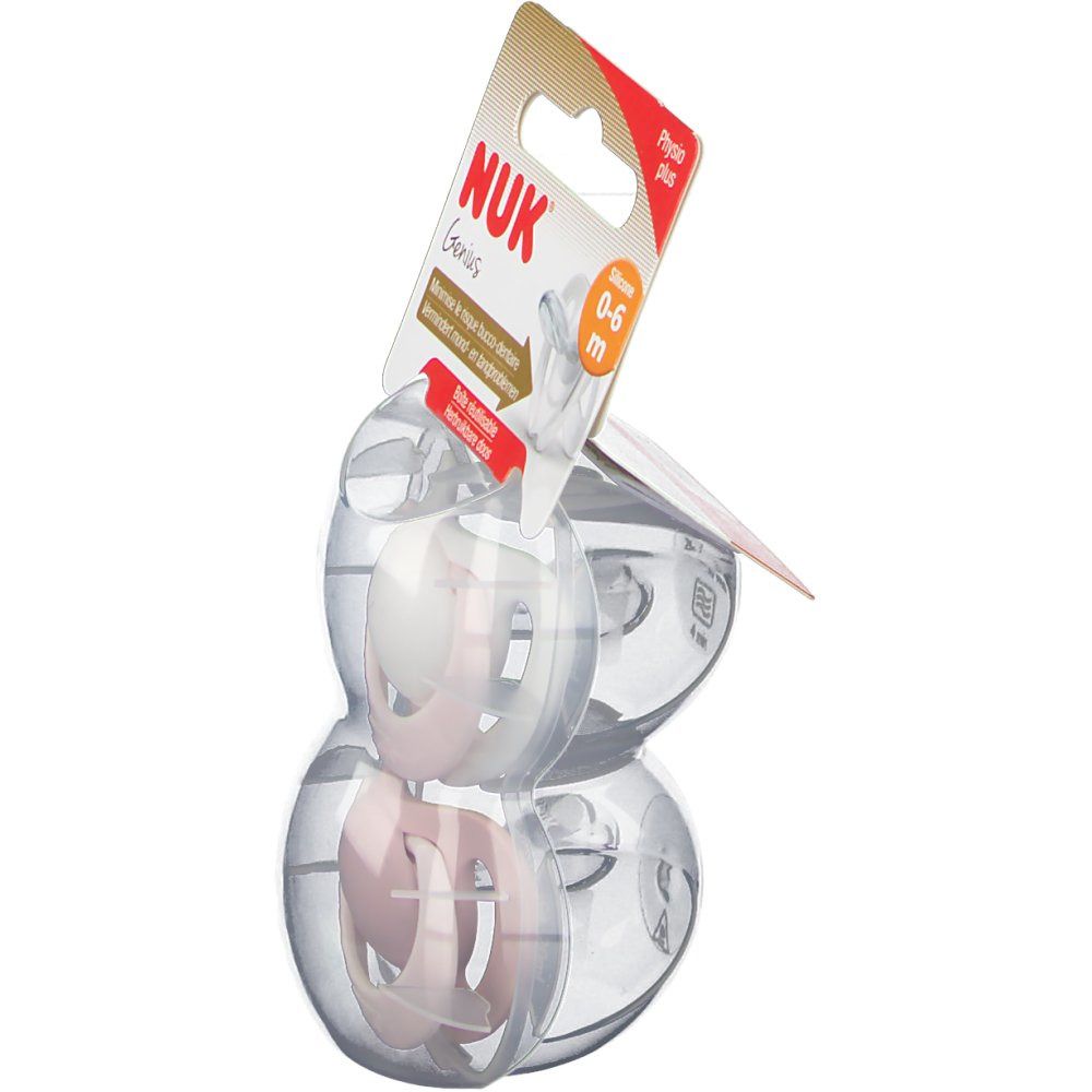 NUK Fopspeen Genius Girl Size 1 0-6Maanden