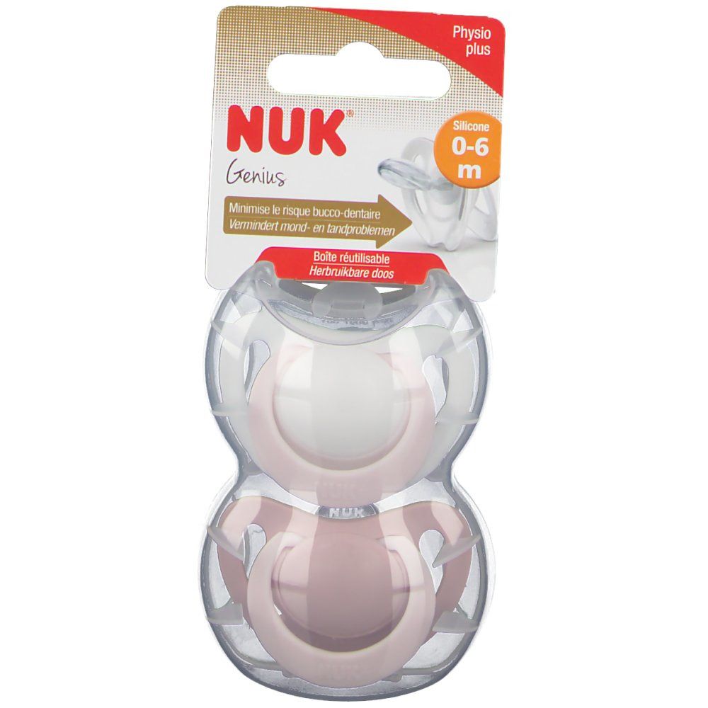 NUK Fopspeen Genius Girl Size 1 0-6Maanden