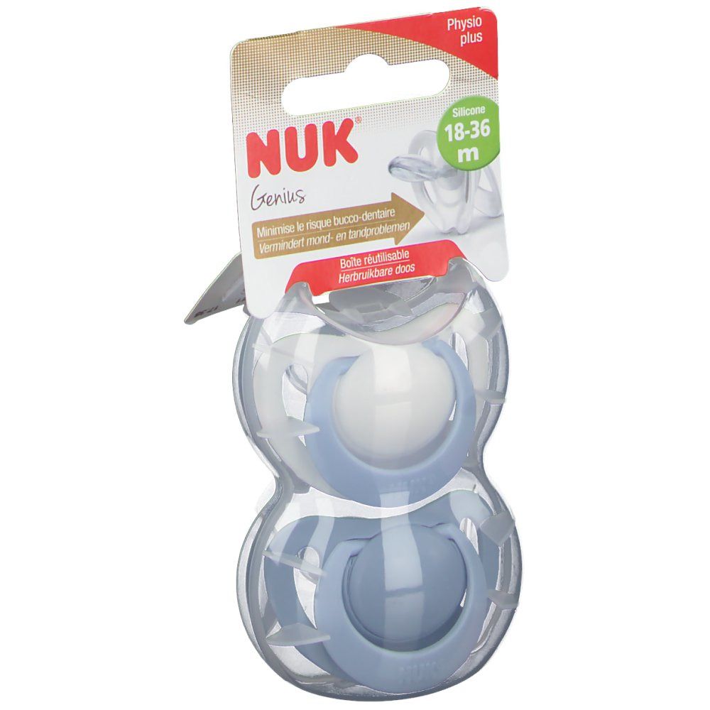NUK Fopspeen Genius Boy Size 3 18Maanden+