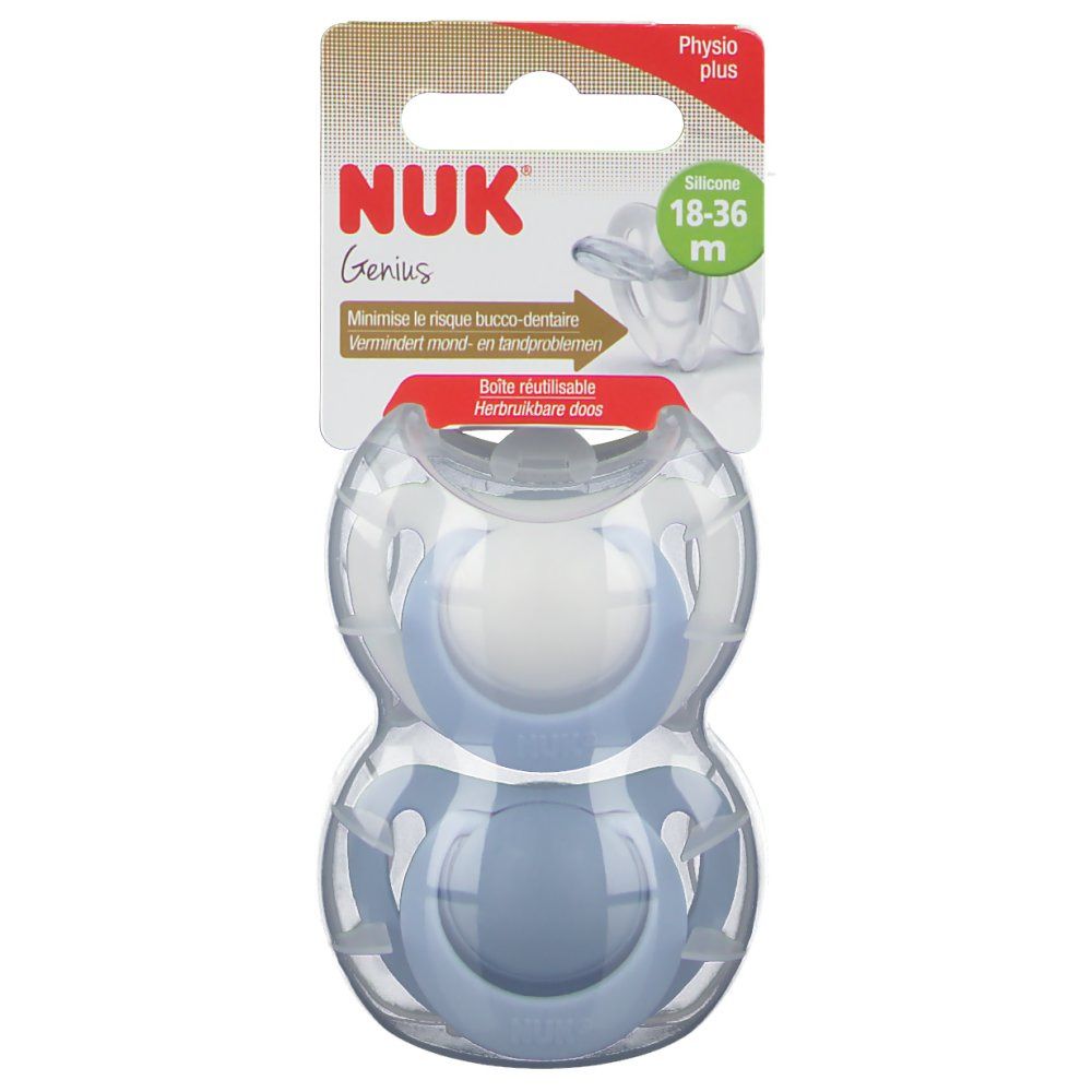 NUK Fopspeen Genius Boy Size 3 18Maanden+