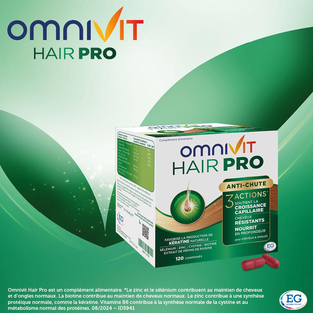 Omnivit Hair Pro | Maintien de Cheveux Sains