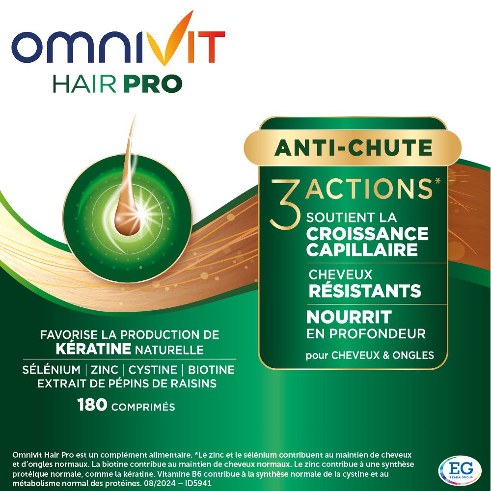 Omnivit Hair Pro | Maintien de Cheveux Sains