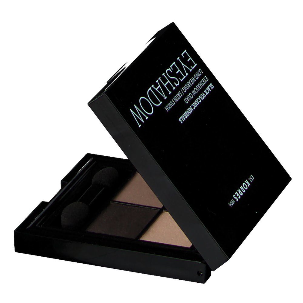 Korres KM Black Volcanic Minerals Eyeshadow Quad The Bare Nudes