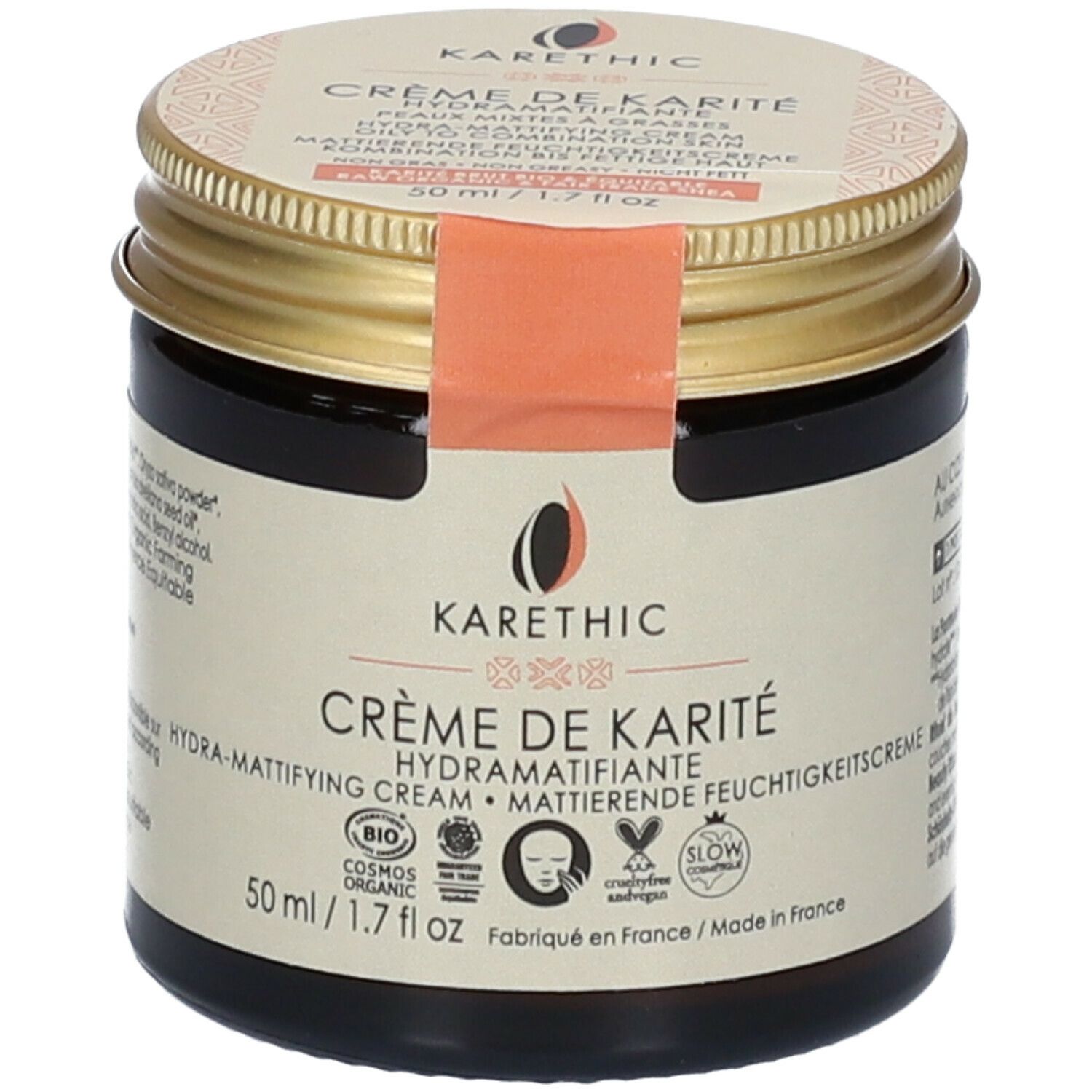 KARETHIC Hydraterende en matterende crème karitéboter Bio