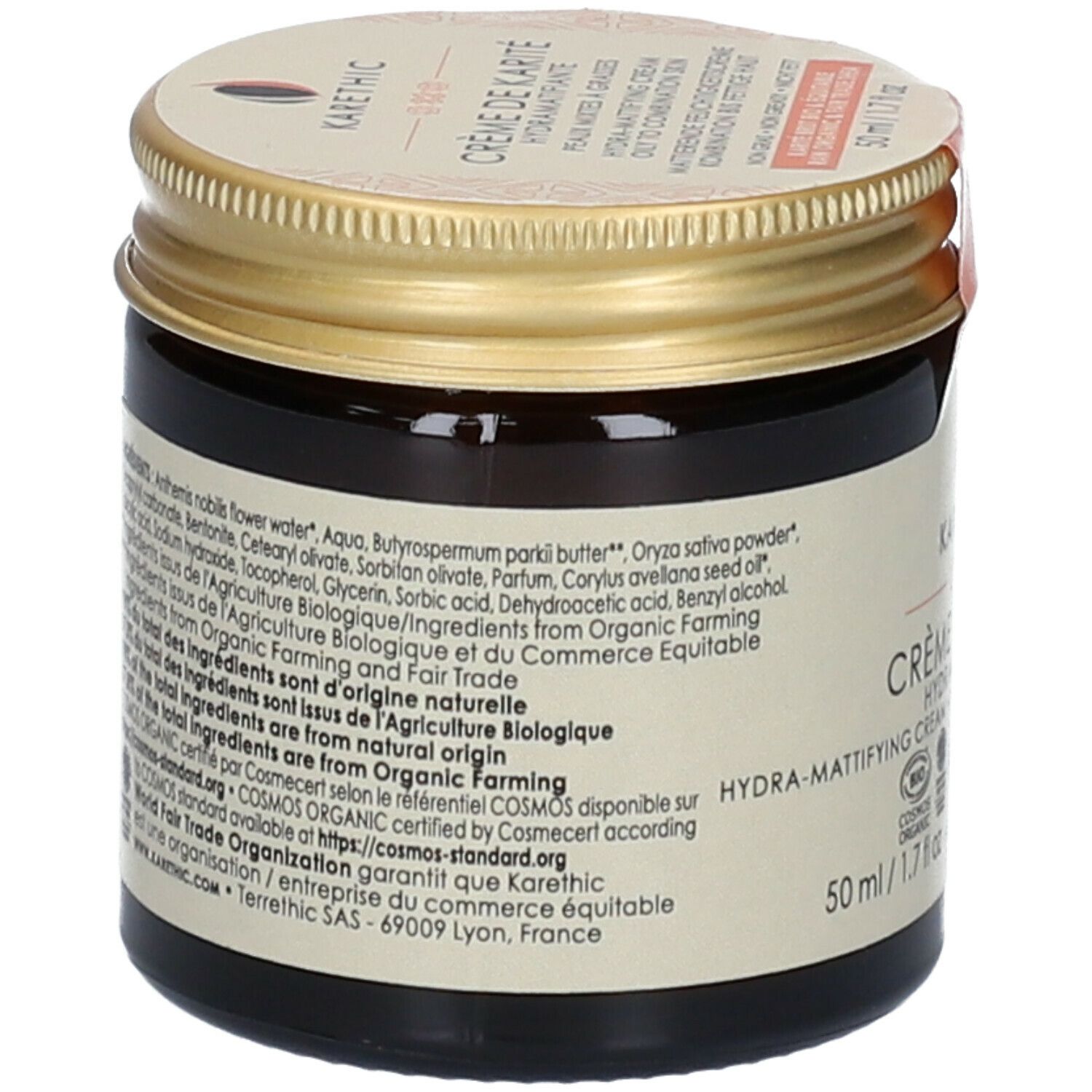 KARETHIC Hydraterende en matterende crème karitéboter Bio