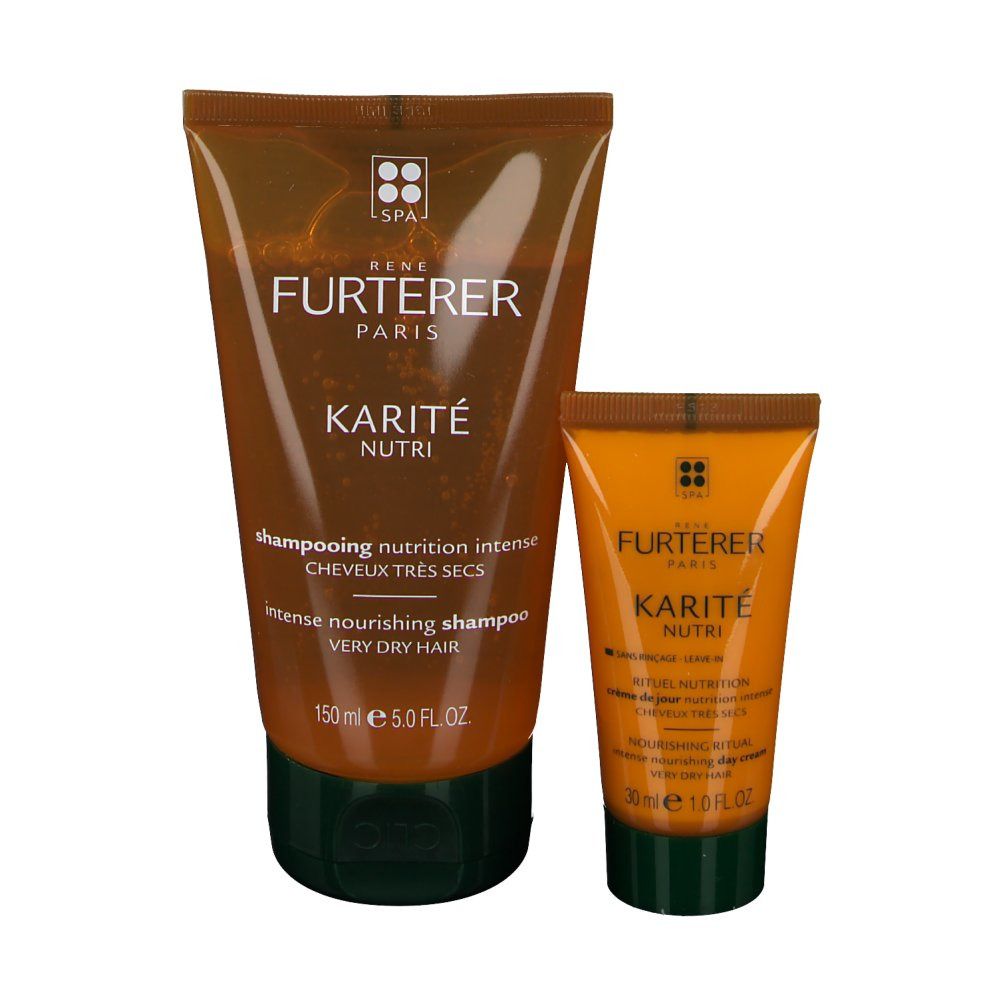 Rene Furterer Karité Nutri Intens Voedende Shampoo + Nutri Intens Voedende Dagcrème Zeer Droog Haar GRATIS