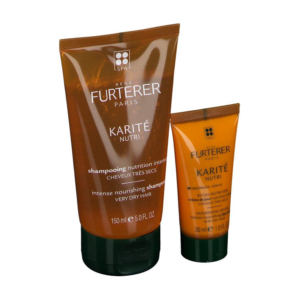 Rene Furterer Karité Nutri Intens Voedende Shampoo + Nutri Intens Voedende Dagcrème Zeer Droog Haar GRATIS