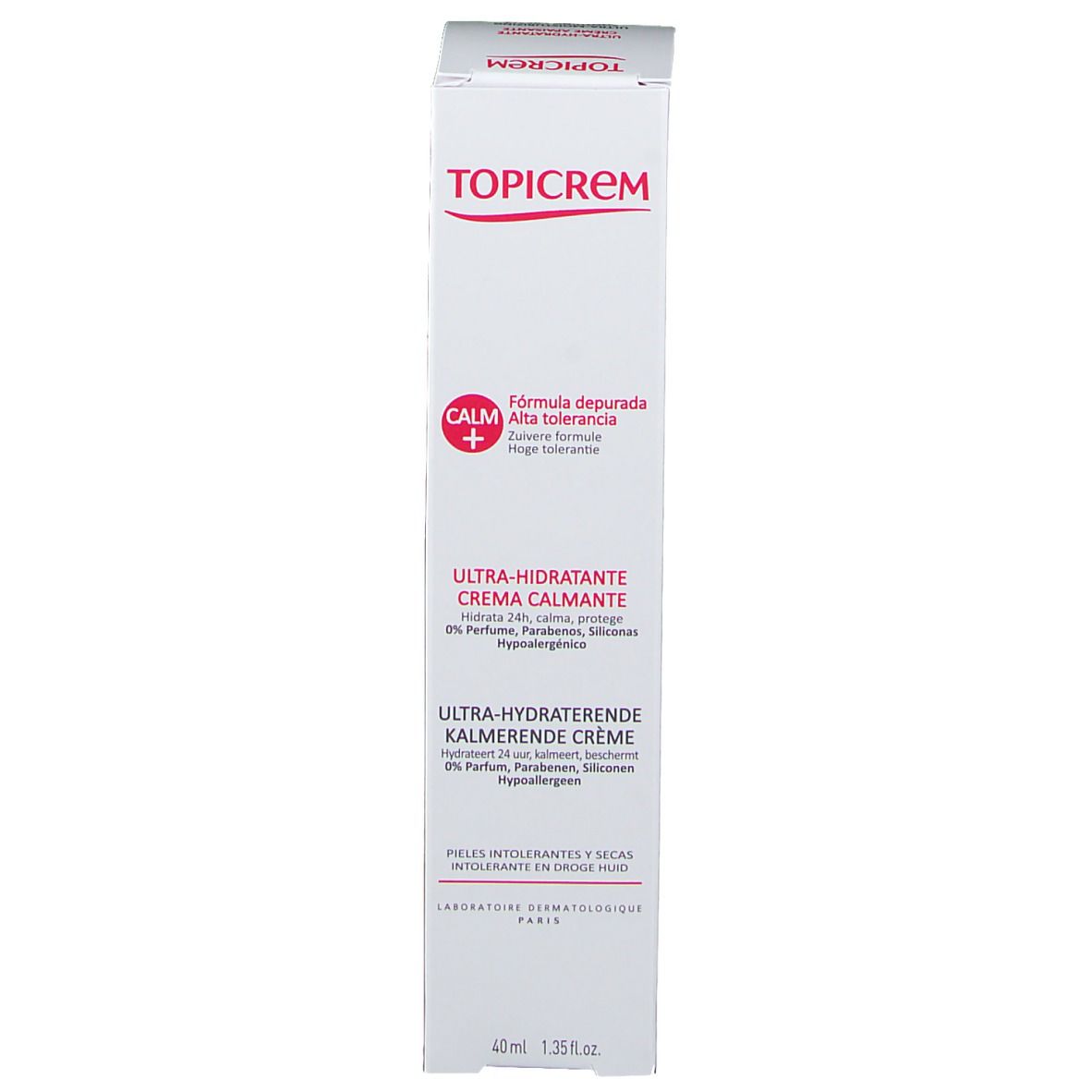 Topicrem Calm+ Crème Ultra Hydratante et Apaisante