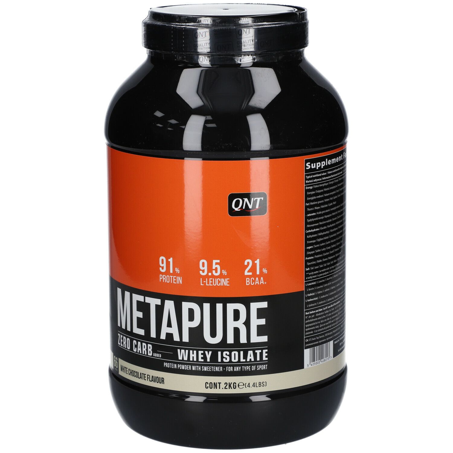 QNT Metapure Zero Carb Chocolat Blanc
