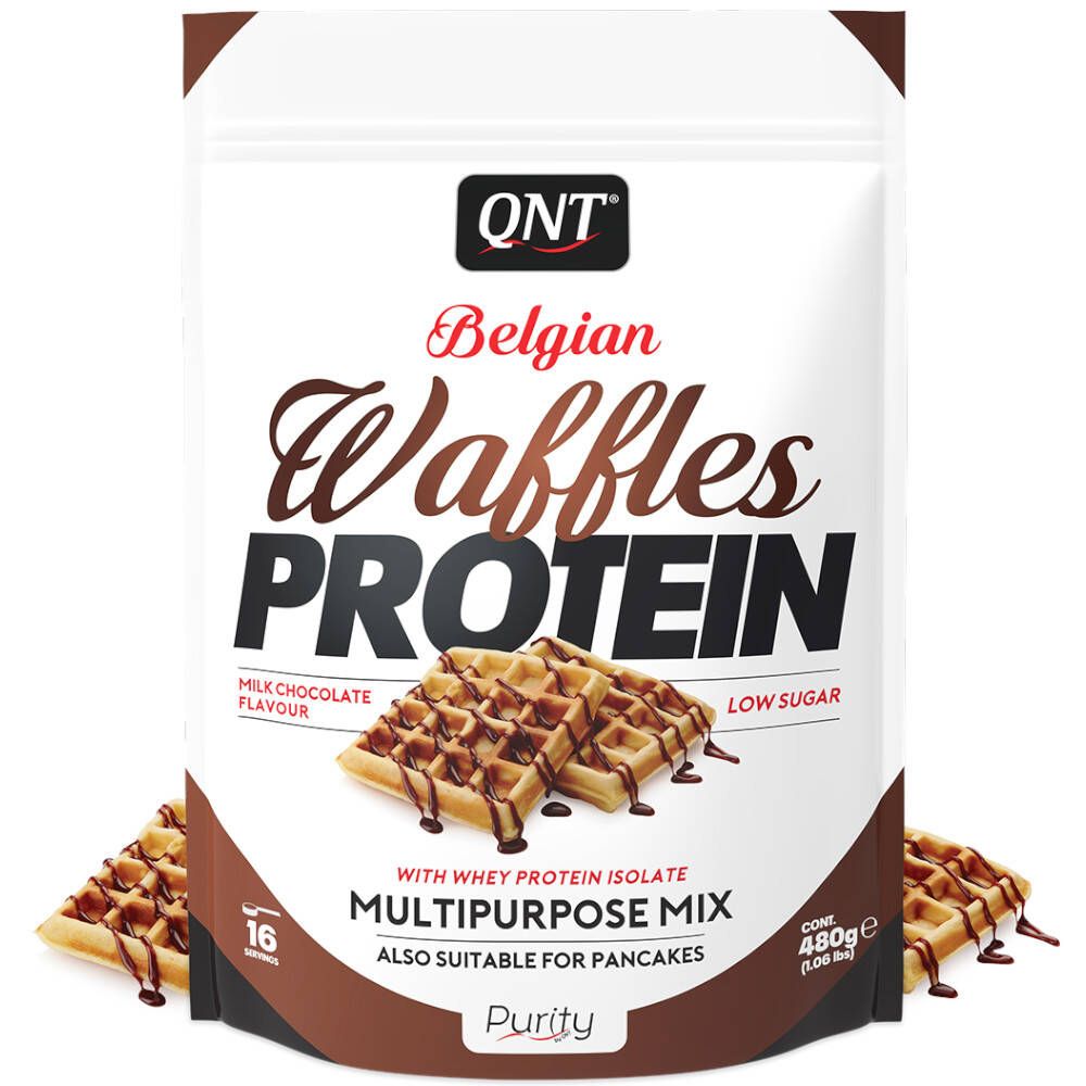QNT Belgian Waffles Protein Milk Chocolate
