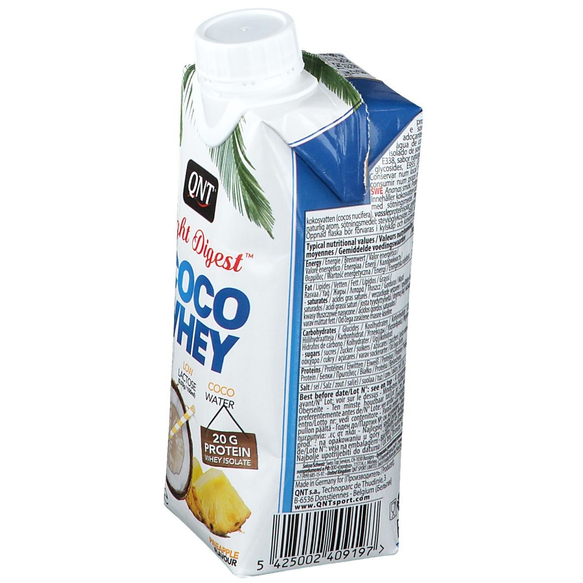 QNT Coco Whey Ananas