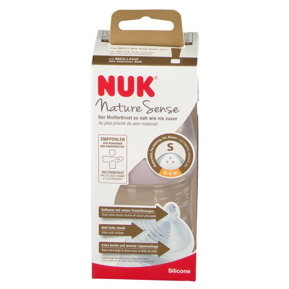 NUK Nature Sense Zuigfles 0-6 Maanden