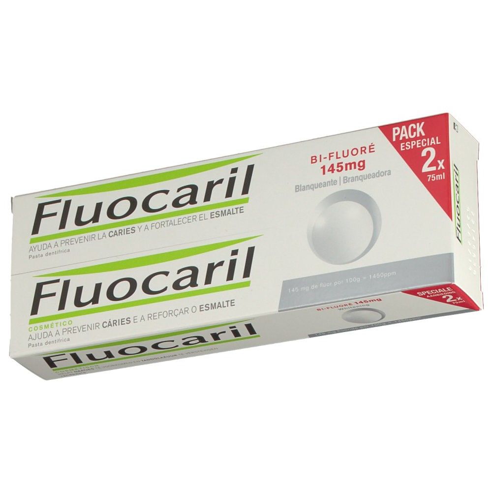 Fluocaril Tandpasta Bi-Fluoré 145 White Duo