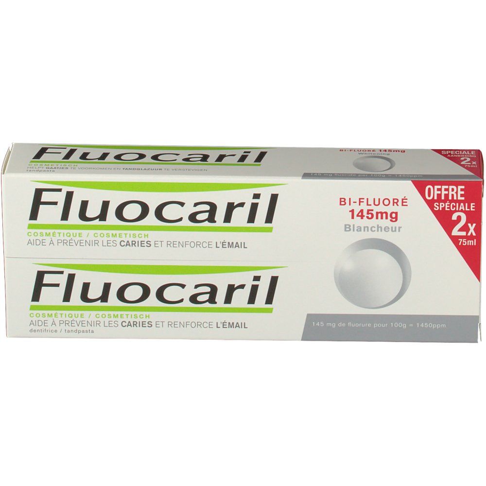 Fluocaril Tandpasta Bi-Fluoré 145 White Duo