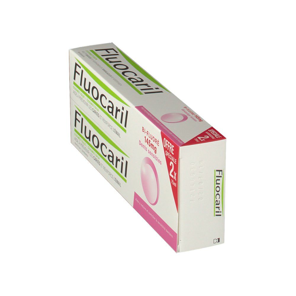 Fluocaril Dentifrice Bi-Fluoré 145 Dents Sensibles Duo