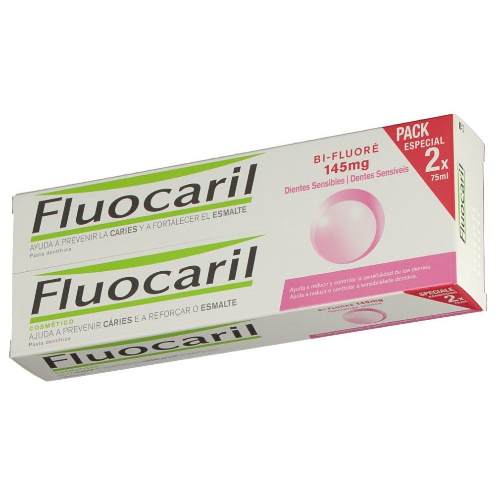 Fluocaril Dentifrice Bi-Fluoré 145 Dents Sensibles Duo