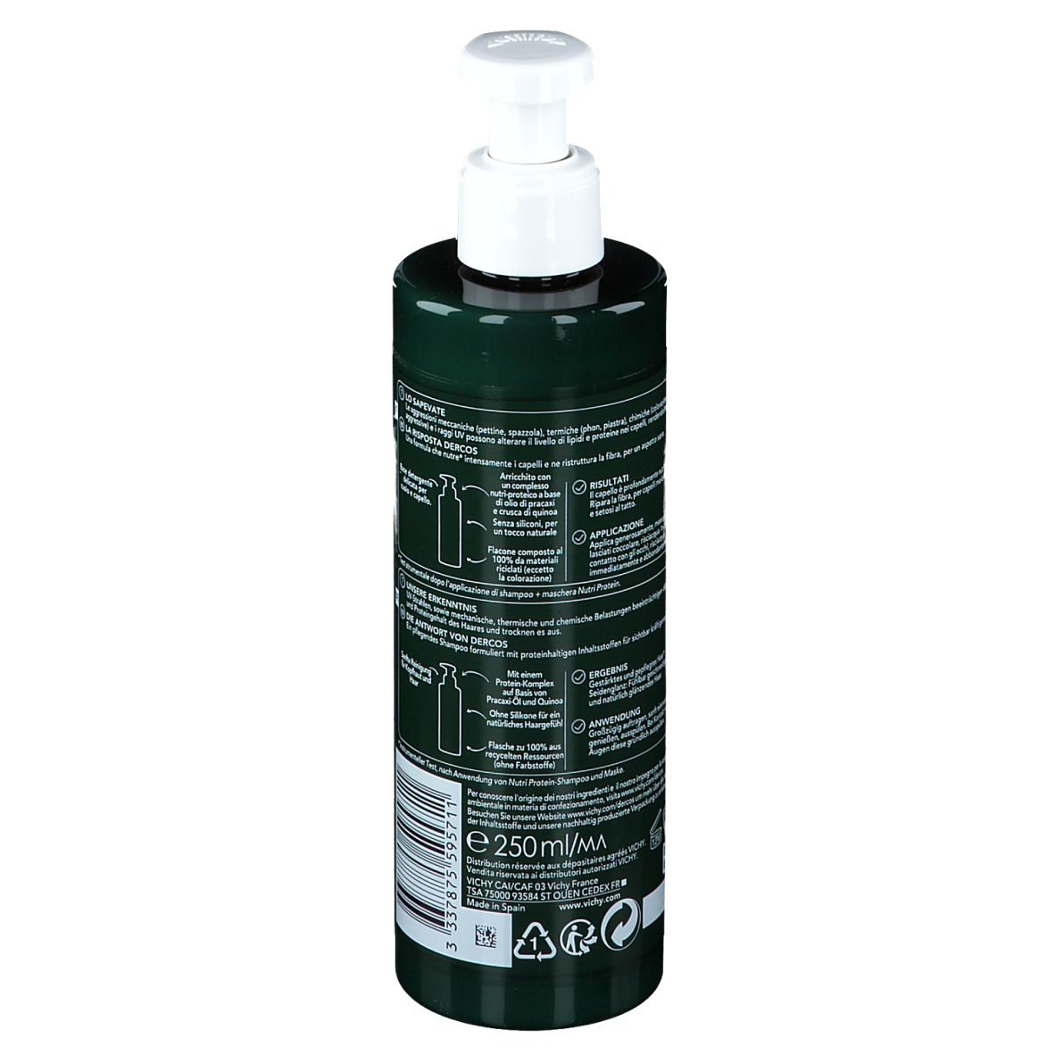Vichy Dercos Nutrients Nutri Protein Voedende Shampoo