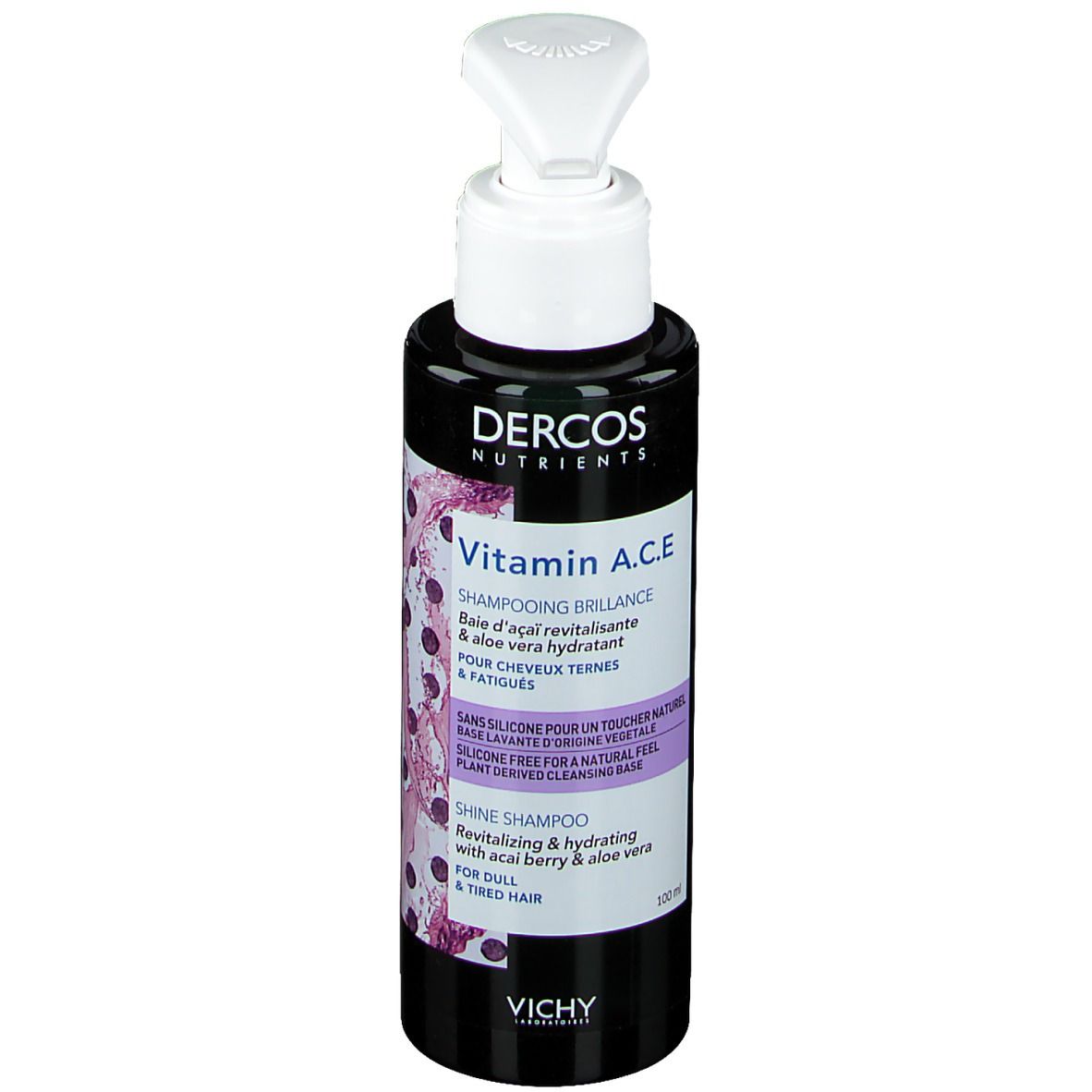 Vichy Dercos Nutrients Vitamin A.C.E. Shampooing Brillance