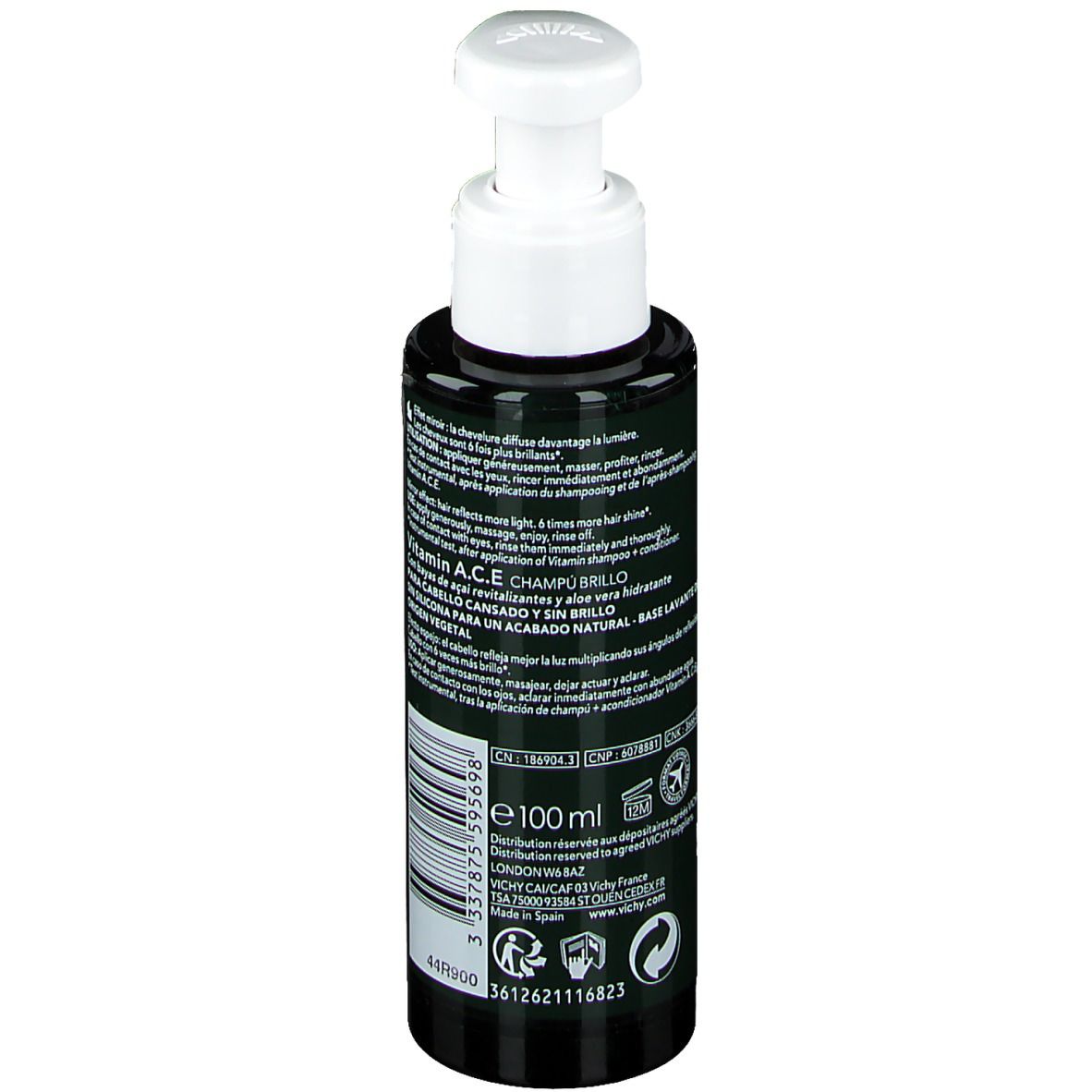 Vichy Dercos Nutrients Vitamin A.C.E. Shampooing Brillance