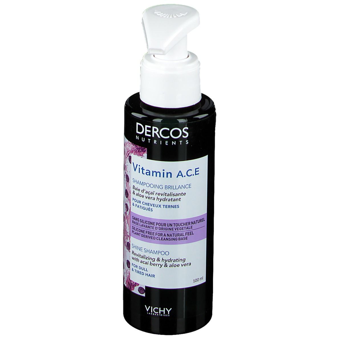 Vichy Dercos Nutrients Vitamin A.C.E. Shampooing Brillance