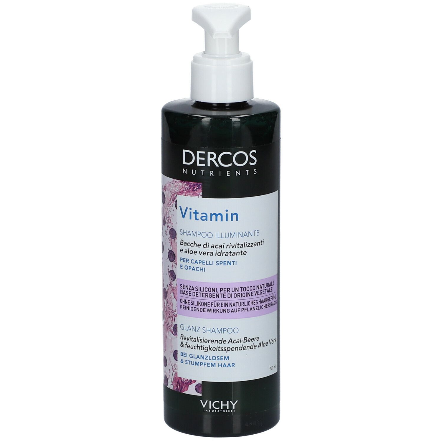 Vichy Dercos Nutrients Vitamin A.C.E. Glans Shampoo