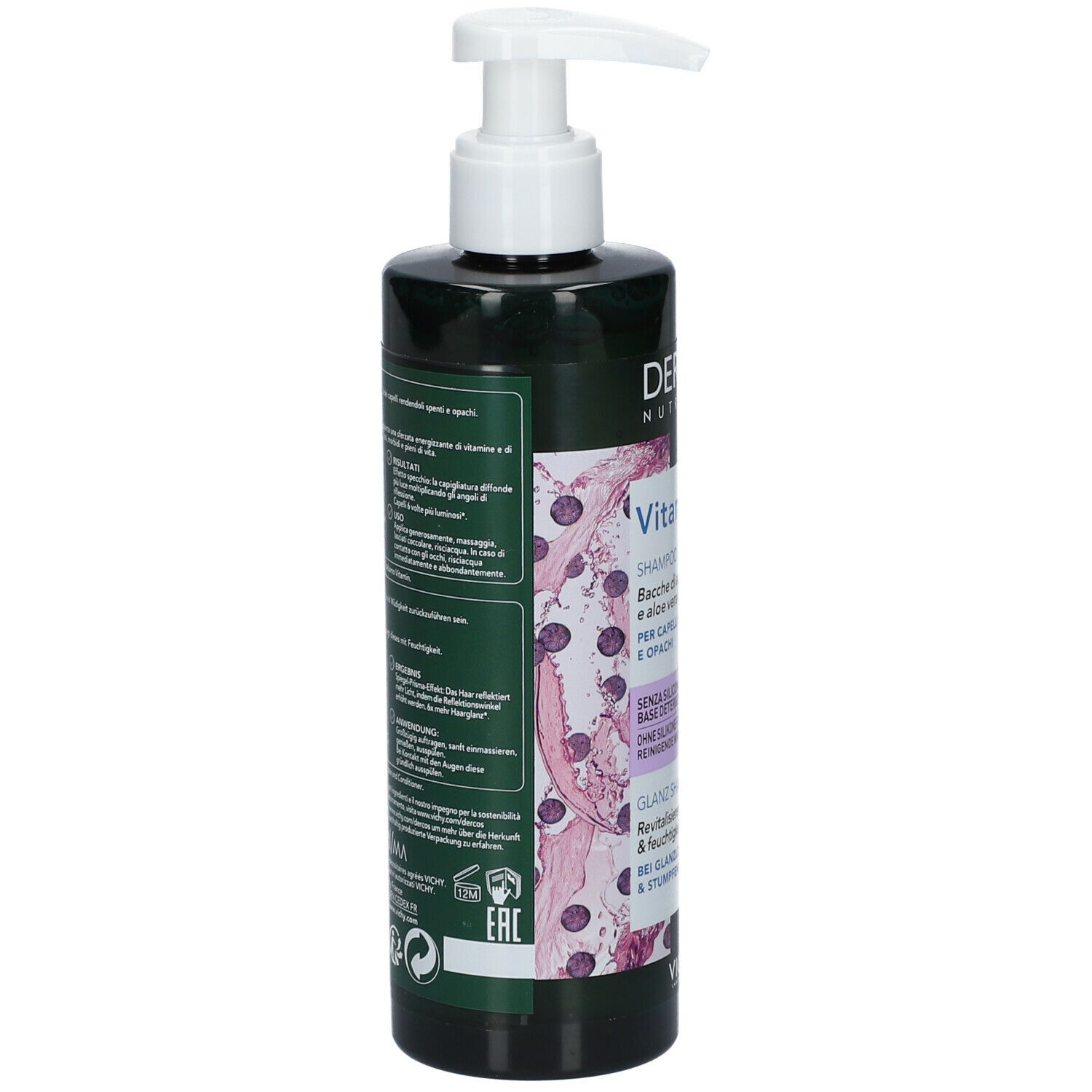 Vichy Dercos Nutrients Vitamin A.C.E. Glans Shampoo