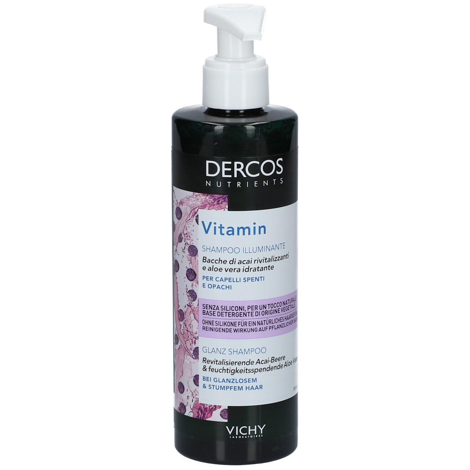 Vichy Dercos Nutrients Vitamin A.C.E. Glans Shampoo