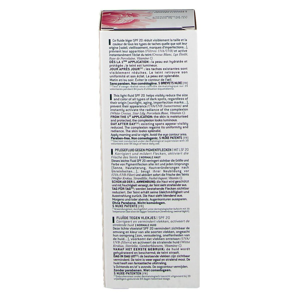 Nuxe Expert Anti-Taches Fluide SPF20 Peau Normale