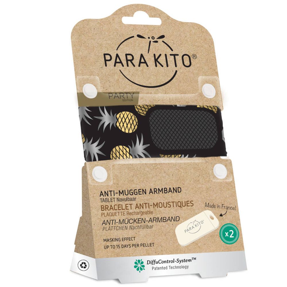 Para'Kito® Anti-Moustique Bracelet Party Manille Rechargeable