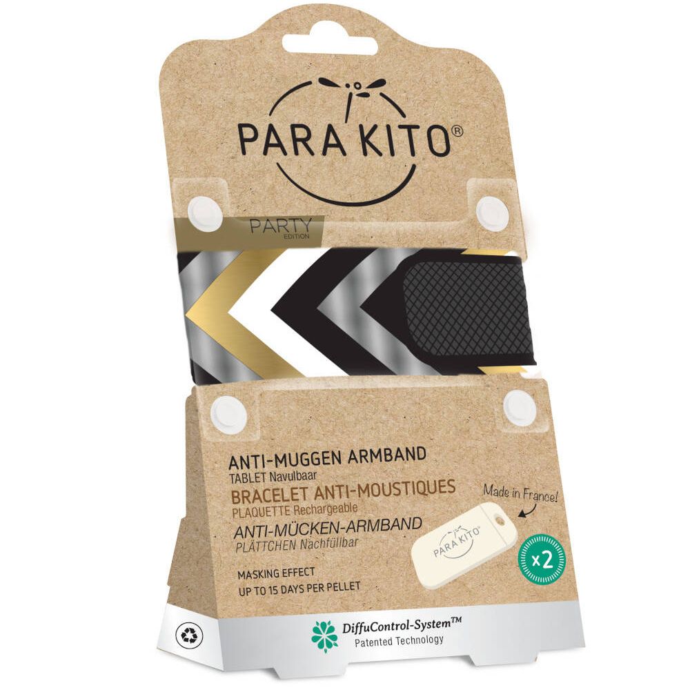 Para'Kito® Anti-Moustique Bracelet Party Berlin Rechargeable