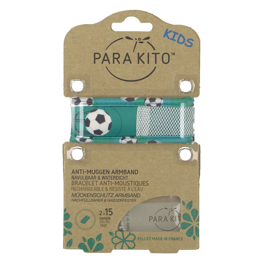 Para'Kito® Anti-Mug Polsband Kids Voetbal Navulbaar